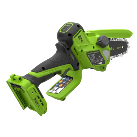 Мини-пила цепная аккумуляторная Greenworks CS2410A, 24 В, с АКБ 4 А·ч и зарядным устройством купить в Минске