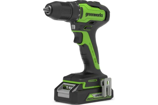 Дрель-шуруповерт аккумуляторная Greenworks GD24DD35K2 купить в Минске
