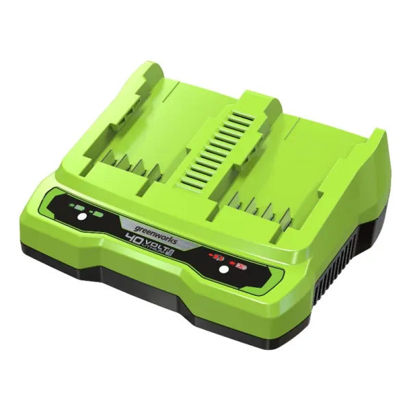 Быстрое зарядное устройство для 2-х аккумуляторов Greenworks 40V G40UC8 купить в Минске