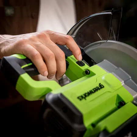 Торцовочная пила Greenworks GD24MS216K5 24V (65х310мм) аккумуляторная, с АКБ 5 А/ч и ЗУ купить в Минске