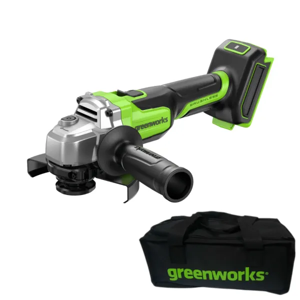 Угловая шлифовальная машина аккумуляторная Greenworks 24V AG590 (без АКБ и ЗУ) купить в Минске