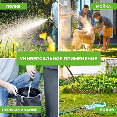 Насос аккумуляторный для полива из бочки Greenworks 24V G24SWP купить в Минске