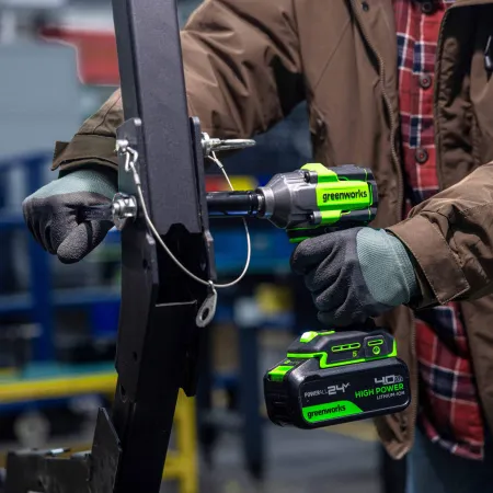 Гайковерт ударный аккумуляторный Greenworks 24V IW5500 (1хАКБ 4Ач и ЗУ) купить в Минске
