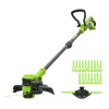 Триммер аккумуляторный Greenworks 24V ST3002 (1хАКБ 2Ач и ЗУ) купить в Минске
