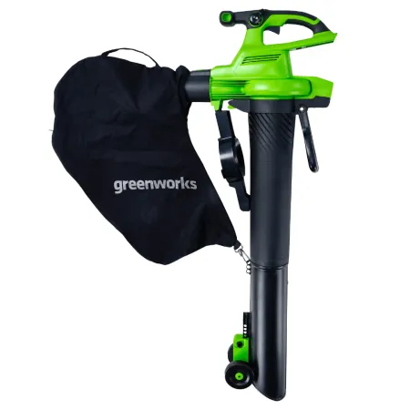 Воздуходув-пылесос садовый аккумуляторный Greenworks 40V GD40BVIIK4 (c 1хАКБ 4Ач и ЗУ) купить в Минске