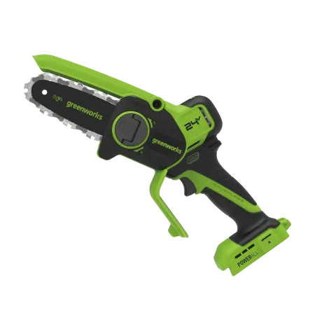 Мини-пила цепная аккумуляторная Greenworks CS2410A, 24 В, с АКБ 4 А·ч и зарядным устройством купить в Минске
