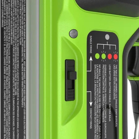 Нейлер аккумуляторный Greenworks 24V GD24BN (1хАКБ 2Ач и ЗУ) купить в Минске