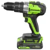 Дрель-шуруповерт ударная аккумуляторная 24V Greenworks GD24DD60 (1х2Ач, ЗУ) купить в Минске