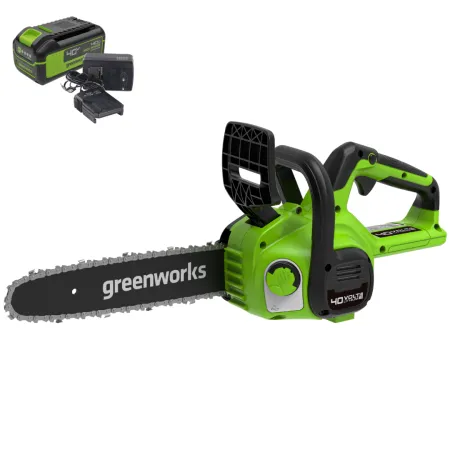 Цепная пила аккумуляторная Greenworks G40CS30IIK4 купить в Минске