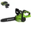 Цепная пила аккумуляторная Greenworks 40V G40CS30IIK2 (1xАКБ 2Ач и ЗУ) 30см купить в Минске