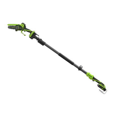 Мини-пила цепная аккумуляторная Greenworks CS2410A, 24 В, с АКБ 4 А·ч и зарядным устройством купить в Минске