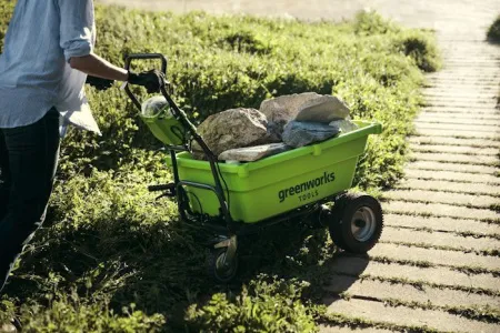 Садовая тележка самоходная Greenworks 40V G40GCK4 (1хАКБ 4 Ач и ЗУ) 106л купить в Минске