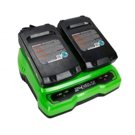 Зарядное устройство для 2-х аккумуляторов Greenworks G24X2UC2 купить в Минске