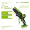 Цепная мини пила аккумуляторная Greenworks CS2410A 24V 10см купить в Минске