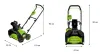 Снегоуборщик аккумуляторный Greenworks 40V G40ST40 (1хАКБ 4Ач и ЗУ) 40см купить в Минске