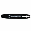 Шина сменная для высоторезов-сучкорезов и цепных пил Greenworks 25 см купить в Минске