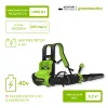 Воздуходув аккумуляторный ранцевый Greenworks 40V (1хАКБ 4Ач и ЗУ) б/щ купить в Минске
