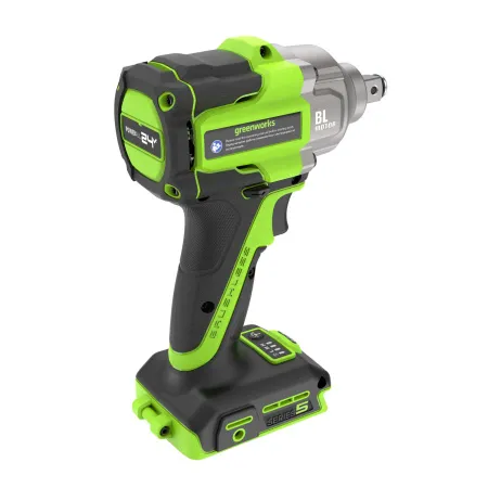 Гайковерт ударный аккумуляторный Greenworks 24V IW5500 (1хАКБ 4Ач и ЗУ) купить в Минске