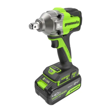 Гайковерт ударный аккумуляторный Greenworks 24V IW5500 (без АКБ и ЗУ) купить в Минске