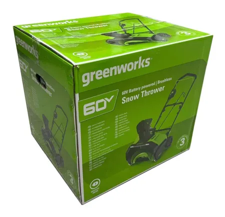 Снегоуборщик аккумуляторный Greenworks 60V GD60PSTK4 (1хАКБ 4Ач и ЗУ) 51см купить в Минске