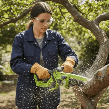 Цепная мини пила аккумуляторная Greenworks CS2410A, 24V, 10см, без АКБ и ЗУ купить в Минске