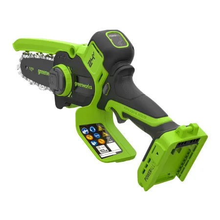 Цепная мини пила аккумуляторная Greenworks CS2410A 24V 10см купить в Минске