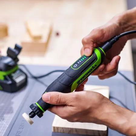 Гравер аккумуляторный Greenworks 24V G24RT (1АКБх2Ач и ЗУ) купить в Минске