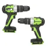 Дрель-шуруповерт ударная аккумуляторная Greenworks 24V GD24DD60 (без АКБ и ЗУ) 60Нм купить в Минске