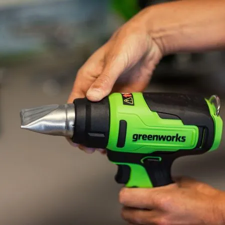 Фен строительный аккумуляторный Greenworks G24HG 24V (1хАКБ 4Ач и ЗУ) купить в Минске