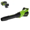 Воздуходув аккумуляторный Greenworks 40V GD40BG3 (1хАКБ 4Ач и ЗУ) купить в Минске
