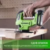 Лобзик аккумуляторный GD24JS90, б/щет, 90 мм,0-3000/мин,4 ст.маятник,LED,1х4Ач, 24V,ЗУ купить в Минске