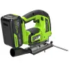 Лобзик аккумуляторный Greenworks 24V GD24JS120 (1хАКБ4Ач и ЗУ) купить в Минске