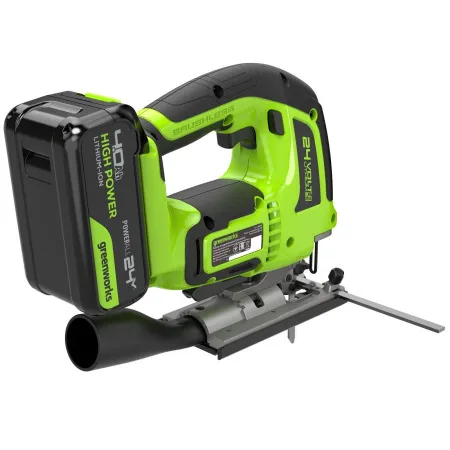 Лобзик аккумуляторный Greenworks 24V GD24JS120 (1хАКБ4Ач и ЗУ) купить в Минске