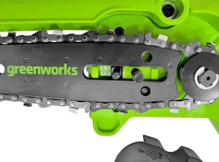 Цепная мини пила аккумуляторная Greenworks 24V (1хАКБ 2Ач и ЗУ) 10см купить в Минске