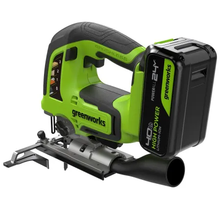 Лобзик аккумуляторный Greenworks 24V GD24JS120 (1хАКБ4Ач и ЗУ) купить в Минске