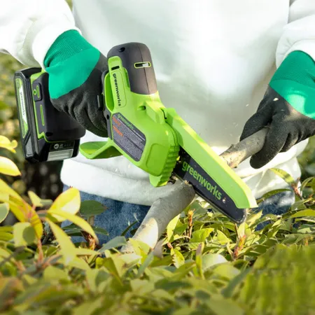 Цепная мини пила аккумуляторная Greenworks GD24CSMNX (без АКБ и ЗУ) купить в Минске