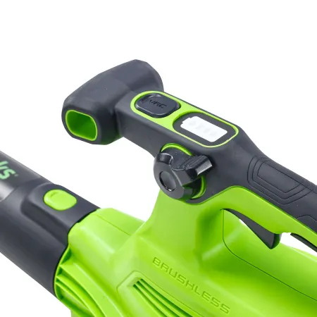 Воздуходув-пылесос садовый аккумуляторный Greenworks 40V GD40BVIIK4 (c 1хАКБ 4Ач и ЗУ) купить в Минске