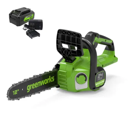 Цепная пила аккумуляторная Greenworks GD24CS30K4 купить в Минске