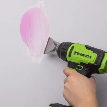 Фен строительный аккумуляторный Greenworks G24HG 24V (1хАКБ 4Ач и ЗУ) купить в Минске