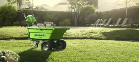 Садовая тележка самоходная Greenworks 40V G40GCK4 (1хАКБ 4 Ач и ЗУ) 106л купить в Минске