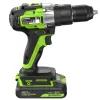 Дрель-шуруповерт ударная аккумуляторная 24V Greenworks GD24DD60 (1х2Ач, ЗУ) купить в Минске