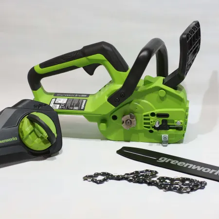 Цепная пила аккумуляторная Greenworks 24V G24CS25K4 (1хАКБ 4Ач и ЗУ) 25см купить в Минске