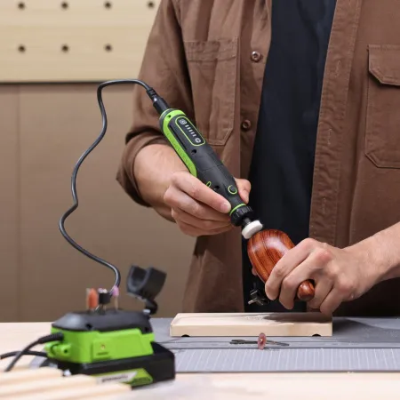 Гравер аккумуляторный Greenworks 24V G24RT (1АКБх2Ач и ЗУ) купить в Минске