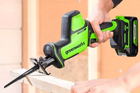 Пила сабельная компактная аккумуляторная Greenworks GPT-CRS-25, 24V (без АКБ и ЗУ) купить в Минске