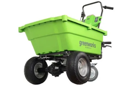 Садовая тележка самоходная Greenworks 40V G40GCK4 (1хАКБ 4 Ач и ЗУ) 106л купить в Минске