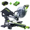 Торцовочная пила Greenworks GD24MS216K5 24V (65х310мм) аккумуляторная, с АКБ 5 А/ч и ЗУ купить в Минске