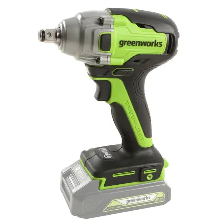 Гайковерт ударный аккумуляторный Greenworks 24V GD24IW400 (без АКБ и ЗУ) купить в Минске