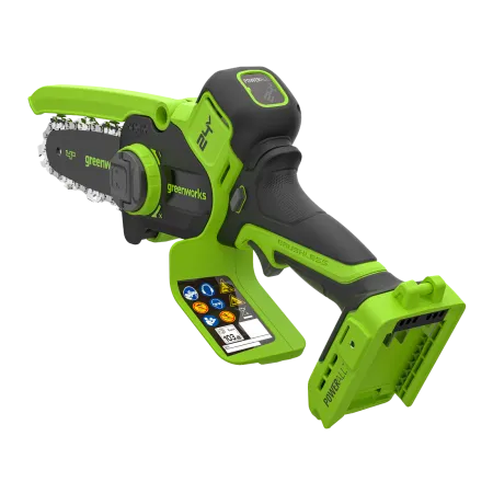 Цепная мини пила аккумуляторная Greenworks CS2410A, 24V, 10см, без АКБ и ЗУ купить в Минске