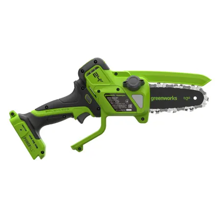 Цепная мини пила аккумуляторная Greenworks CS2410A 24V 10см купить в Минске
