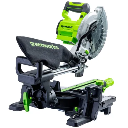 Торцовочная пила Greenworks GD24MS216K5 24V (65х310мм) аккумуляторная, с АКБ 5 А/ч и ЗУ купить в Минске